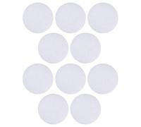 COMPUKAS 10pcs Aquarium Sponge Filter Pads Replacement for Fish Tank Filter Accessories, White Sponge Material with Super Toughness, for Small Flow Circulation System and Water Bodies