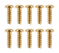 COMPUKAS 10pcs Gold Clipper Housing Screws Fixing Replacement Maintenance Accessory for Electric Hair Trimmer Compatible with Wahl Salon Technician Use