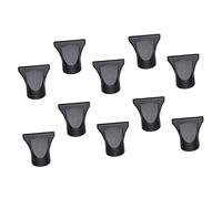COMPUKAS 10Pcs Hair Dryer Attachment Reusable Blow Dry Nozzle for Styling Compatible with Hair Dryers Precision Flat Nozzle for Smooth Finishing
