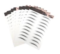 COMPUKAS 10Pcs Hair Like Eyebrow Stickers for Women Natural Looking Fake Eyebrows Easy to Apply for Makeup Lovers and Beginners