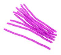 COMPUKAS 10pcs Large Purple Silicone Spiral Perm Rod Hair Curlers Reusable Hair Rollers for Salon and Home Use Flexible Styling Tools for Wavy and Curly