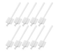 COMPUKAS 10pcs Nylon Brush Cleaning Set with Soft Bristles and Ergonomic Handle for Milk Frother and Cup, Sturdy Abs Material for Household Use Kitchen Appliances
