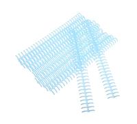 COMPUKAS 10pcs Plastic Binding Combs Reusable Manual Operation Spiral Book Binder Coils for Loose Leaf Notebooks Office School Document File Making Supplies