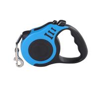 COMPUKAS 1PC Automatic Retractable Dog Leash Telescopic Traction Rope for Pet Dog and Puppy Durable with Heavy Duty Hook Blue Color for Pet Training and Walking