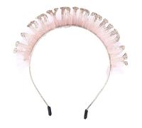 COMPUKAS 1pc Lace Hairband with Happy Birthday Letters Elegant Party Accessory for Boy Girl for Birthday Celebrations and Daily Wear Design Charming Color for Toddlers and Boy Girl