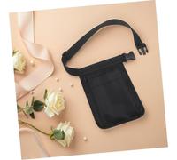 COMPUKAS 1Pc Multifunctional Waist Bag for Garden Medical Tools Storage Pouch with Zipper Pocket Nurse Gardening Tool Organizer Black