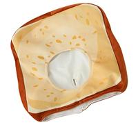 COMPUKAS 1Pc Toast Bread Shape Party Hat Creative Headgear for Warmth and Fun for Cosplay Role Play and Photo Props Adorable Accessory for Winter Events