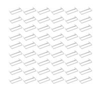 COMPUKAS 2 Prong Fasteners Clips for Office Use Silver Iron Binding Clips with Easy Insertion and Removal, Heavy Duty Double Hole Design to Bind Thick Stacks of Paper, for Reports