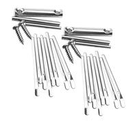 COMPUKAS 2 Sets DIY Kalimba Key Thumb Piano Musical Instrument for Beginners Portable Finger Piano with Clear Tone for Home School Camping Party and Relaxation
