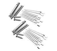COMPUKAS 2 Sets of 8-key Thumb Pianos for Beginners, Portable Finger Piano with Metal Keys, Practical and Easy to Carry Mini Kalimba Musical Instruments for Performance and Recording