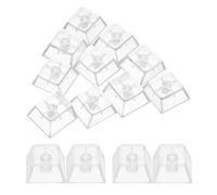 COMPUKAS 20pcs Abs Mechanical Keyboard Keycaps Replacement for Gaming Keyboard High Transparency Custom Cute Key Caps Covers Stunning Visual Effect