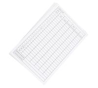 COMPUKAS 20pcs Double-sided Printed Golf Scorecards Made of Sturdy Coated Paper Smooth Writing Experience, Sports Accessory for Tracking Scores the Course