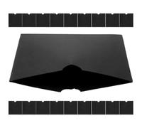 COMPUKAS 20pcs Kraft Paper CD Sleeves for Cds and Dvds Disc Storage with Wear Resistance Black Kraft Paper for Media Protection and Organising Discs