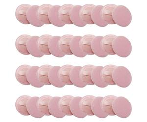 COMPUKAS 20pcs Reusable Makeup Pads Lint Material Cosmetics Pad with Simple Shaped Design for Easy to Use Powder Makeup Tools Face Puff for Women