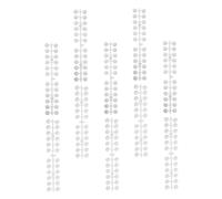 COMPUKAS 240Pcs Nail Color Chart Display Set for Professional Manicure Nail Art Practice Boards Color Show for Beauty Salons and Home Use