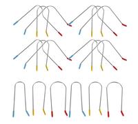 COMPUKAS 24Pcs Hot Curler Clips Replacement with Pins for Electric Rollers Hair Styling Tool for Home Salon Use