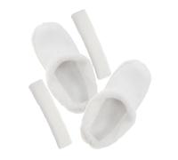 COMPUKAS 2pairs Detachable Plush Clog Liner Warm Winter Snowy Inserts for Women Slipper Insoles Washable Cover