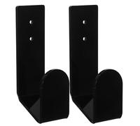 COMPUKAS 2pcs Acrylic Keyboard Wall Mount Holder for Gaming Mechanical Keyboards Space-saving Storage Organizer with Easy Installation Compatible with All Black