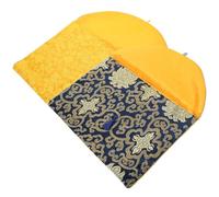 COMPUKAS 2Pcs Brocade Scriptures Storage Bags Ethnic Floral and Dragon Patterns, Book Wrapping Holders for Buddhist Temple Supplies, Jewelry and Sundries Organizer Pouches