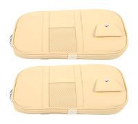 COMPUKAS 2pcs Car Visor Storage Pockets Sun Visor Organizer for Documents and Cards Auto Interior Pouch Holder for Drivers License Car Insurance and Registration Holder for Vehicle Use