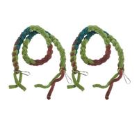 COMPUKAS 2pcs Crab Climbing Vine with Cotton Rope Easy Assembly Reptile Climbing Ropes Encouraging Behaviour for Exploring in Terrarium Habitat