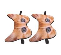 COMPUKAS 2pcs Cute 3D Cat Sleeping Mask Ultra Realistic Cartoon Animal Sleep Eye Mask Comfortable Fit Cloth Blindfold Portable for Travel and Office Use