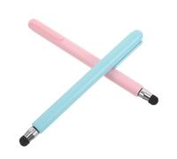 COMPUKAS 2pcs Extendable Touch Screen Stylus Pen with Ergonomic Grip for Digital Whiteboard and Smartphones, Metal and Plastic Interactive Board Pointer for Classroom Explanations