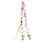 COMPUKAS 2pcs Fortune Cat Mobile Phone Hanging Rope with Detachable Design, Zinc Alloy and Flannelette Material, Adorable Bag Charm Preventing Equipment Loss for Outdoors and Events