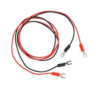 COMPUKAS 2pcs Insulated Electric Test Leads with Shaped Inserted Circuit Wire for Electrical Demos Teaching Site Engineering and Connections