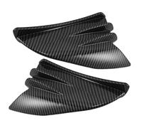 COMPUKAS 2pcs Motorcycle Side Wind Fin Fairing Wings Wind Resistance Reduction and Durable Collision Side Strip Accessories for Rear Bumper Decoration Enhance Speed and Efficiency