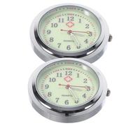 COMPUKAS 2Pcs Nurse Watch Dial Quartz Pocket Watch Dial Creative Concise and Generous Glass Versatile Practical Fob Luminous Manual DIY
