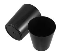COMPUKAS 2pcs Small Trash Can Inner Bucket for Car, round Plastic Automobile Wastebasket with Smooth Surface, Resists Tearing and Space Optimisation, Suitable for Bathroom and Trucks