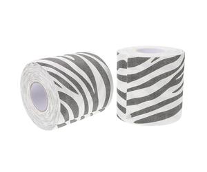COMPUKAS 2pcs Toilet Paper Printed Paper Toilet Soft Bathroom Tissue with Advanced Printing Technology Unique Fun Creative Design for Bathroom Decor