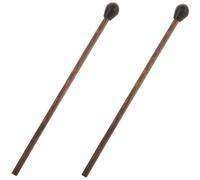 COMPUKAS 2pcs Tongue Drum Mallets with Wood and Silicone Heads Lightweight Durable Percussion Sticks for Hand Pan and Rhythm Instruments Ergonomic Grip for Secure Hold for Beginners and