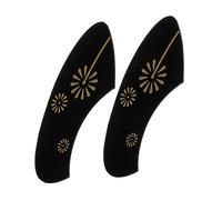 COMPUKAS 2pcs Ukulele Pickguards Anti-scratch Protection Guard Impact-resistant Surface Smooth Ukulele Accessory for Soprano Concert Tenor Baritone