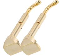 COMPUKAS 2pcs Violin Chin Rest Screws Brass Metal Small Violin Accessories with Stable Design to Prevent Chin Rest from Moving Suitable for Orchestral String Instruments
