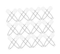 COMPUKAS 30 Pcs Safety Pins for Cloth Diapers and Wipes, Multi-use Reliable Zinc Alloy and Reusable Pp Material, Secure Diaper Pins for Parents and Care