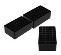 COMPUKAS 3pcs Black Plastic and Pp Pen Storage Box with Marker Holder for Student Desk, Easy to Store and Safe to Use, Stylish Pen Stand for School and Office Organiser