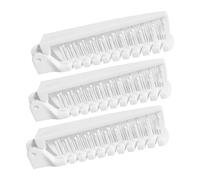 COMPUKAS 3pcs Folding Portable Anti-static Mini Hair Brushes for Travel, Compact Pocket Size Foldable Combs for Women and Children, Eco-friendly Travel Hair Care Set