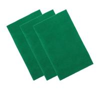 COMPUKAS 3pcs Green Polyester Reptile Carpet Mat Lightweight Water Absorption Substrate Liner for Reptiles and Tortoises Terrarium Bedding with Creative Design