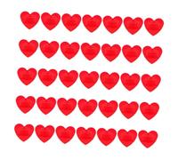 COMPUKAS 40PCS Heart Shaped Adhesive Bandages Flexible Wounded Care Patches for Sensitive Skin Unique Fun Designs for Outdoor Emergencies and Daily Use