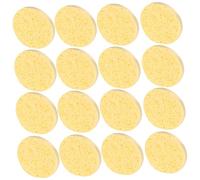 COMPUKAS 40pcs Skin-Friendly Compressed Facial Cleaning Sponges Soft Makeup Remover and Cleansing Tools for Skin Types
