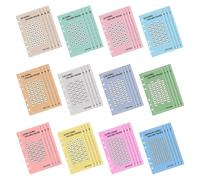 COMPUKAS 48pcs A6 Euro Money Saving Challenge Envelopes Binder 6-Hole Budget Cash Envelopes for 30-Day 52-Week Savings Paper Expense for Home and Office Use