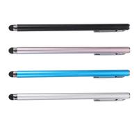COMPUKAS 4pcs Capacitive Stylus Pens for Touch Screens Universal Precision Screen Touch Pens for Smartphones Tablets Portable in Black Silver Pink Blue for Drawing Writing