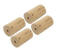 COMPUKAS 4pcs Flute Headjoint Cork Plugs Natural Cork Material for Woodwind Instrument Repair and Flute Use, Protect and Extend The Life of Headjoint