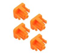 COMPUKAS 4pcs High-hardness Ceramic Feed Port Protector Kit Compatible with Kobra Printer Filament Feeder Inlet Guard Snap-in Installation for Wear and Jam Prevention