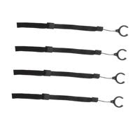 COMPUKAS 4pcs Lost Cane Lanyards Lightweight Polyester Walking Stick Straps for Elderly Hiking and Daily Use Portable Wrist Straps Secure Fit for Various Canes
