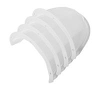 COMPUKAS 4pcs Outdoor Camera Rain Cover White Weatherproof Shelter Protector Compatible with Ring Nest