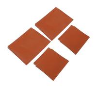 COMPUKAS 4pcs Pu Leather Cosmetic Storage Bags with Self-Closing Feature, Small Travel Makeup Organizer Pouches for Jewelry and Headphones, Stylish and Practical Brown Mini Bags for Desktop