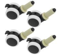 COMPUKAS 4pcs Universal High Chair Replacement Wheels Dining Chair Accessories Swivel Casters Replacement Casters for Booster and Random Color